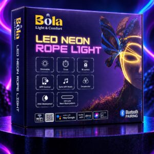 LED NéON MAGIC MUSIC COLOR RGBIC+CCT INTELLIGENTE 24W WI-FI 5 MèTRES.