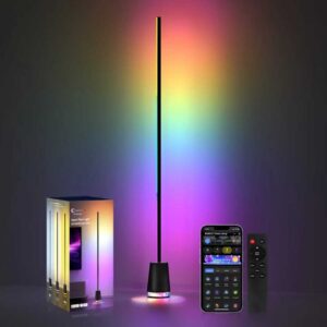 Lampadaire Smart LED 24w Wifi/RF (1,65 m) – CCT 2300k-6000k & synchronisation musique